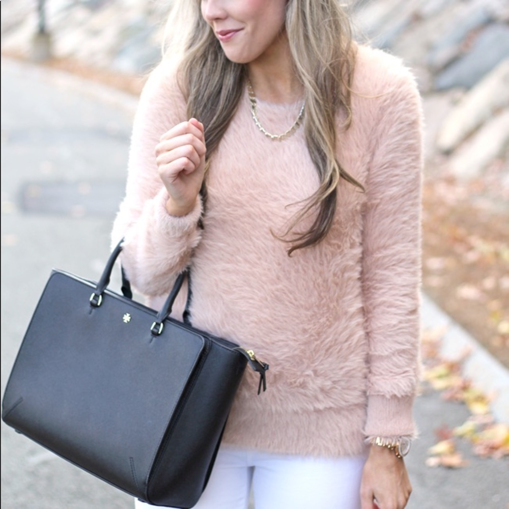 Banana republic furry crew neck
